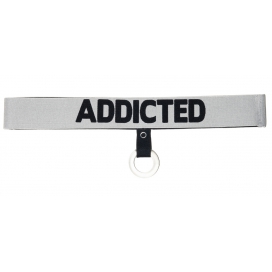 Addicted Cockring flexible avec ceinture Silver