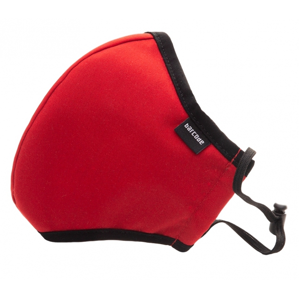 C95 Korporaal straalmasker rood