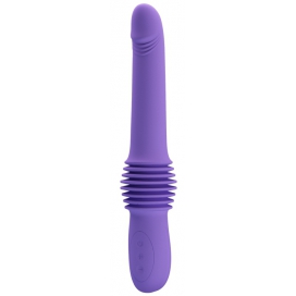 Consolador con push-up Pazuzu 15 x 3,5 cm Morado