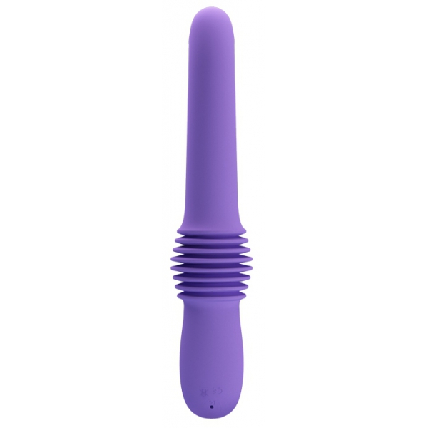 Dildo con push-up Pazuzu 15 x 3,5 cm Viola