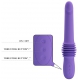 Dildo mit Schub Pazuzu 15 x 3.5 cm Violett