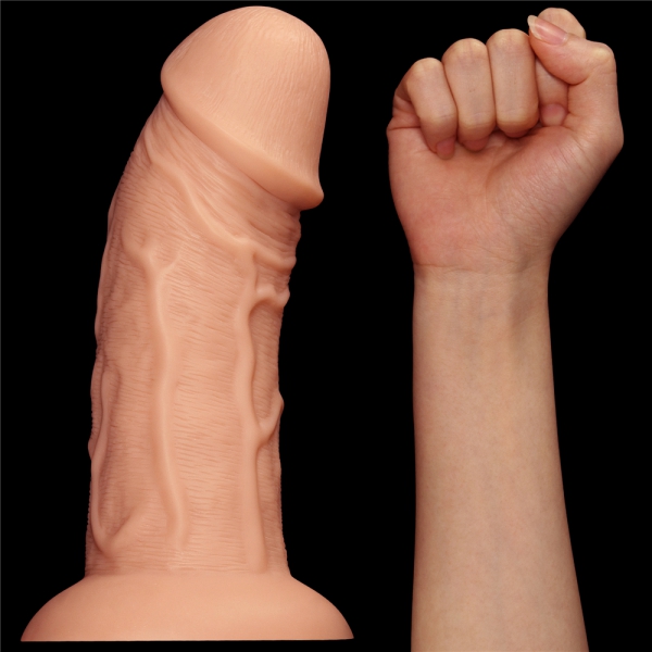 Dildo curvo realistico 20 x 6,5 cm