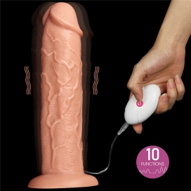 Vibrierender Dildo Long Dildo 25 x 6 cm