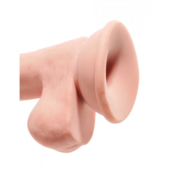 King Cock Dildo mit Triple-Density-Kugeln 6,5 - 14 x 4 cm