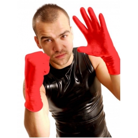 Fist Fist Wrist Gloves Red