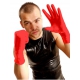 Fist Wrist Gloves Red