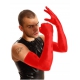 Gants Fist Shoulder Rouge