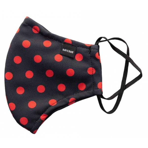 C95 MAJOR GENERAL MICHELINHO Gezichtsmasker Zwart en Rood