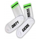 Dirty White-Green Socks