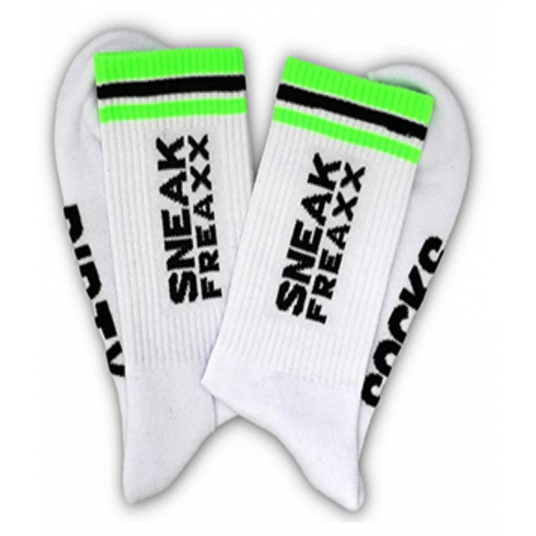 Dirty Socks White-Green