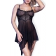 SAVERIA Babydoll - Negro