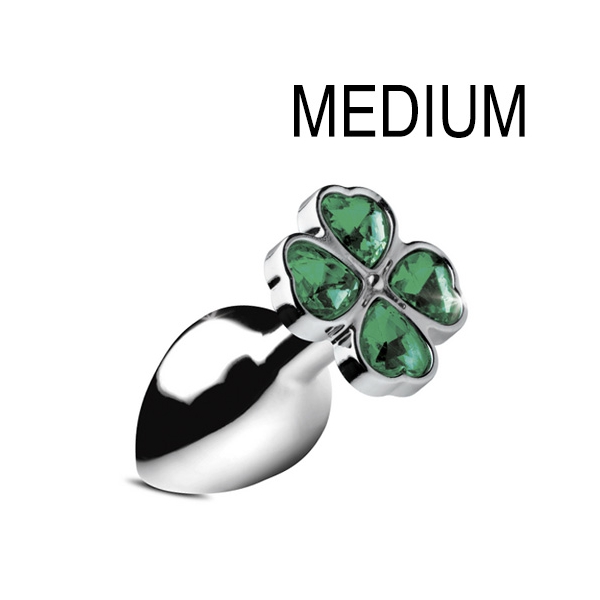 Lucky Gem Clover Jewelry Plug 7.5 x 3.2 cm