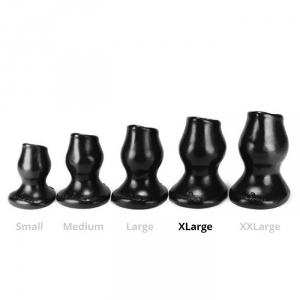 Oxballs Plug Pig-Hole Fuck XL 14 x 8.5cm Black