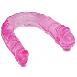 Baile Jelly Double Dildo 11 x 3 cm Pink