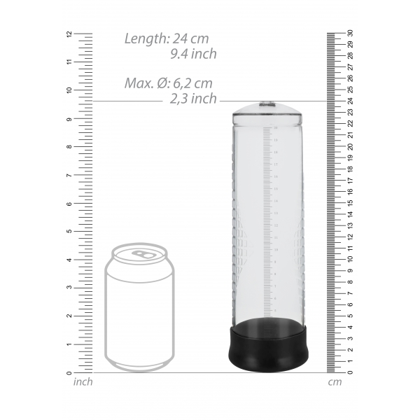 Bomba automática para pénis Auto-Pump 21 x 6 cm