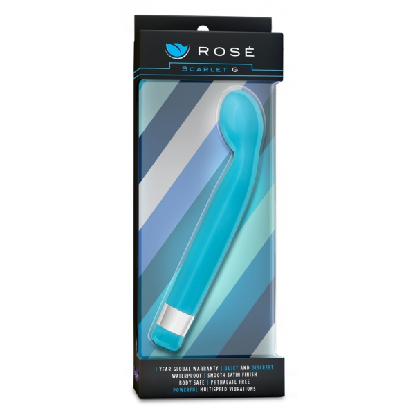 Estimulador de próstata escarlate 18 x 3,5cm Azul