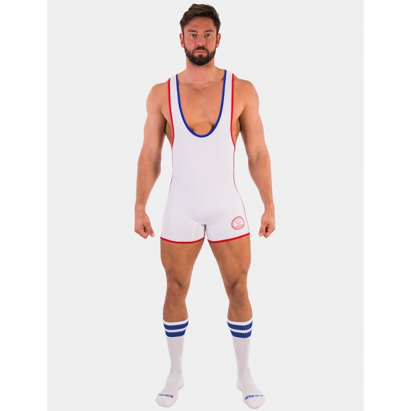 ALLAN White Singlet