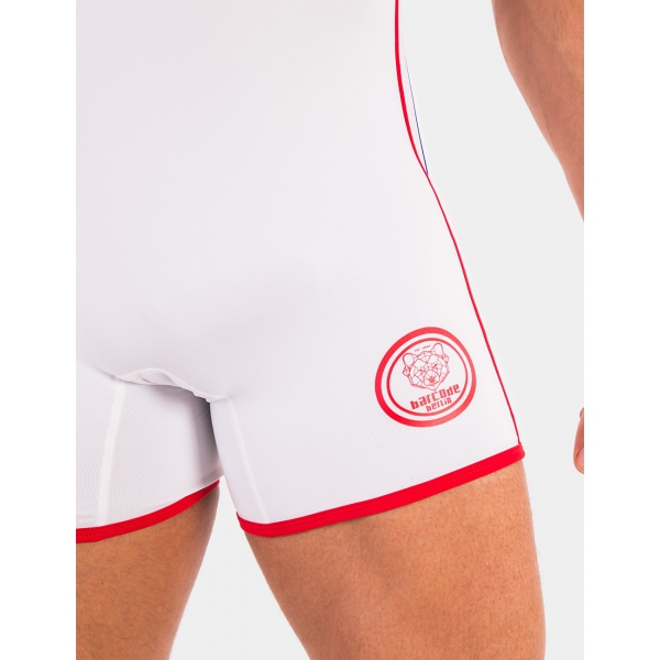 ALLAN White Singlet