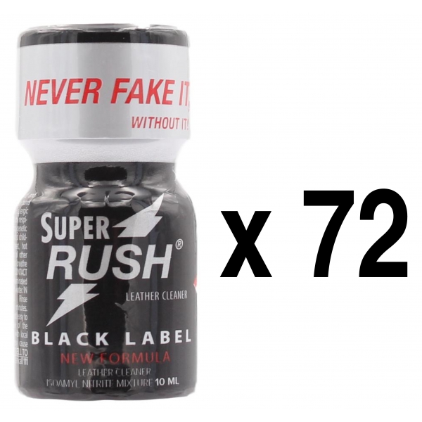 Super Rush Zwart Label 10ml x72