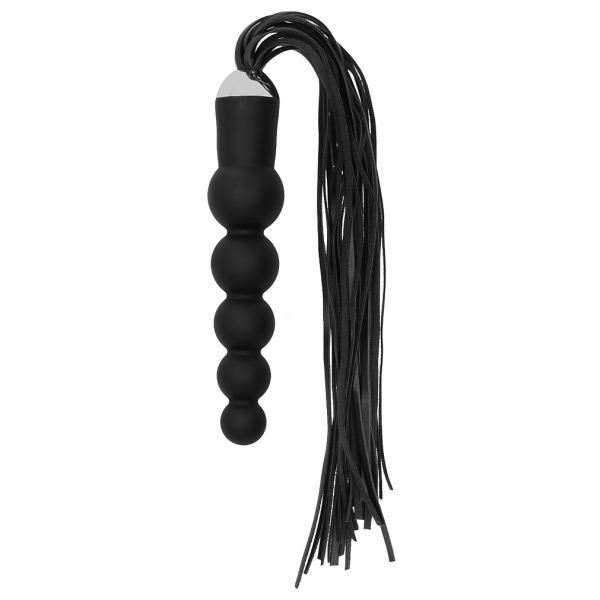 Black Whip Beads 15 x 4 cm