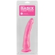 Pink dildo Basix Rubber 18 x4.5 cm