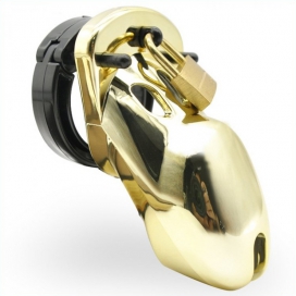 Herald Chastity Cage 7 x 3.5cm Gold