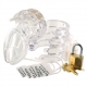 Chastity cage MINI LOCKY 6 x 3.2 cm Transparent