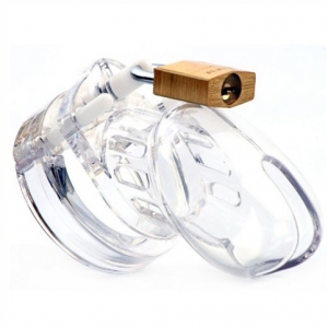 CockLock Chastity cage MINI LOCKY 6 x 3.2 cm Transparent