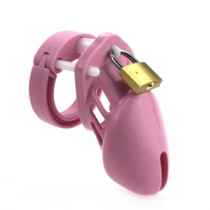 CockLock Gabbia di castità in silicone 7 x 3,3 cm Rosa