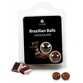 Secret Play Boules de massage BRAZILIAN BALLS Chocolat