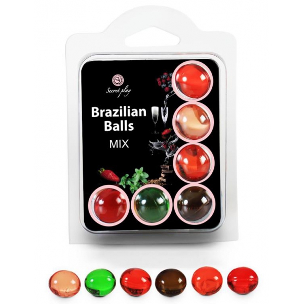 Boules de massage BRAZILIAN BALLS Parfums variés