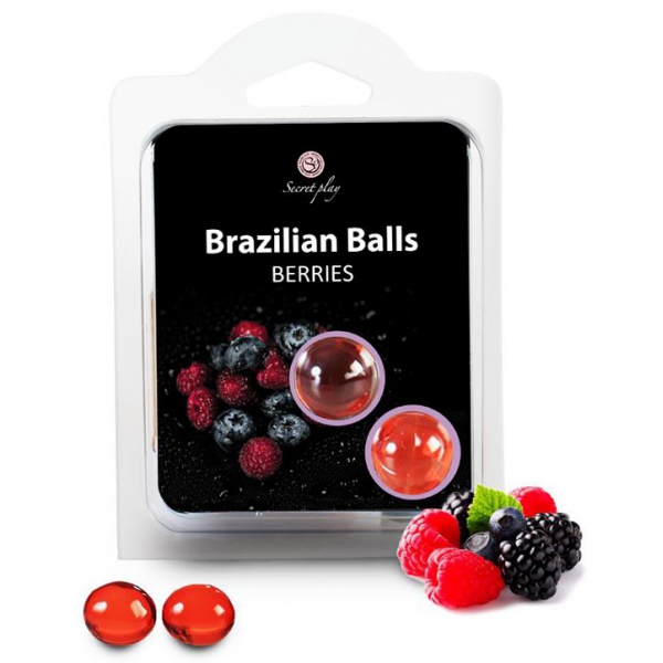 Massagebälle BRAZILIAN BALLS Waldfrüchte