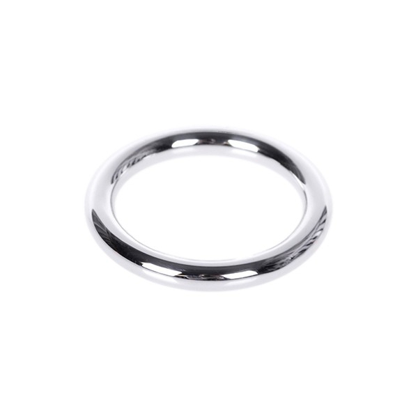 Glans Staal Kwastje Ring 5mm