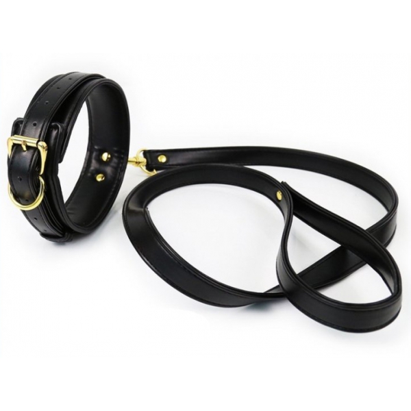 Lighty Black Collar and Lead