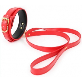 Collier Laisse LIGHTY Rouge