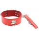Collier Laisse PIN LOCK Rouge