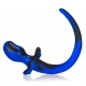 Plug Welpenschwanz Beagle 9,5 x 5 cm Blau