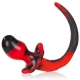 Plug Queue Puppy Tail Oxballs BULLDOG 11.5 x 6 cm Rouge