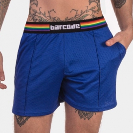 Barcode Pride Shorts Blue