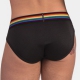 Briefs do Orgulho do Código de Barras Preto