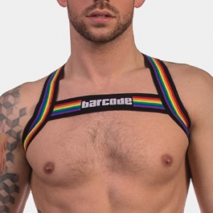 Barcode Berlin Barcode pride elastic harness Black