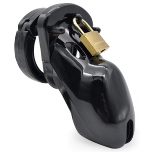 CB Black chastity cage 8 x 3.3 cm