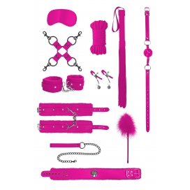 Kit Bondage Intermedio 10 Pezzi Rosa