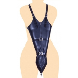 KinkHarness Camisole Strict Leather Zipper