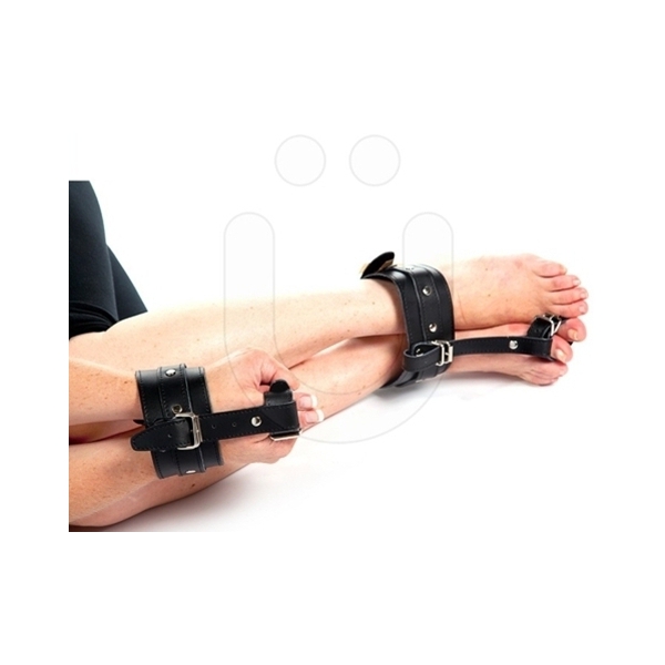 Ankle cuff with toe clip