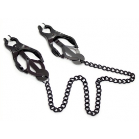 Nipple clamps Japanese shape Black