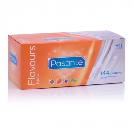 Pasante FLAVOURS Preservativos Pasante aromatizados x144