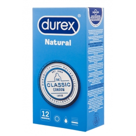 Durex Natural Plus Condooms x12