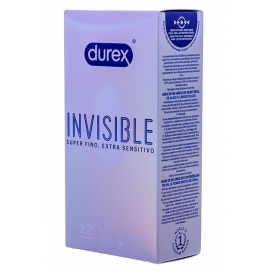 Durex Préservatifs fins INVISIBLE x12
