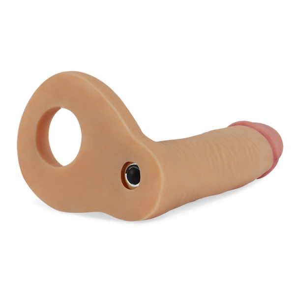 Vibrerende Dildo voor Dubbele Penetratie 12 x 2.8 cm